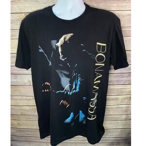 Joe Bonamassa Blues Guitarist Tour T-Shirt Black Size Large Photo Graphic Rock